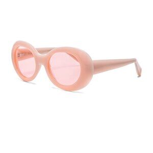 NEW AND RARE LAST PAIR OF ACNE STUDIOS PINK MUSTANG SUNGLASSES WITH PINK LENSES
